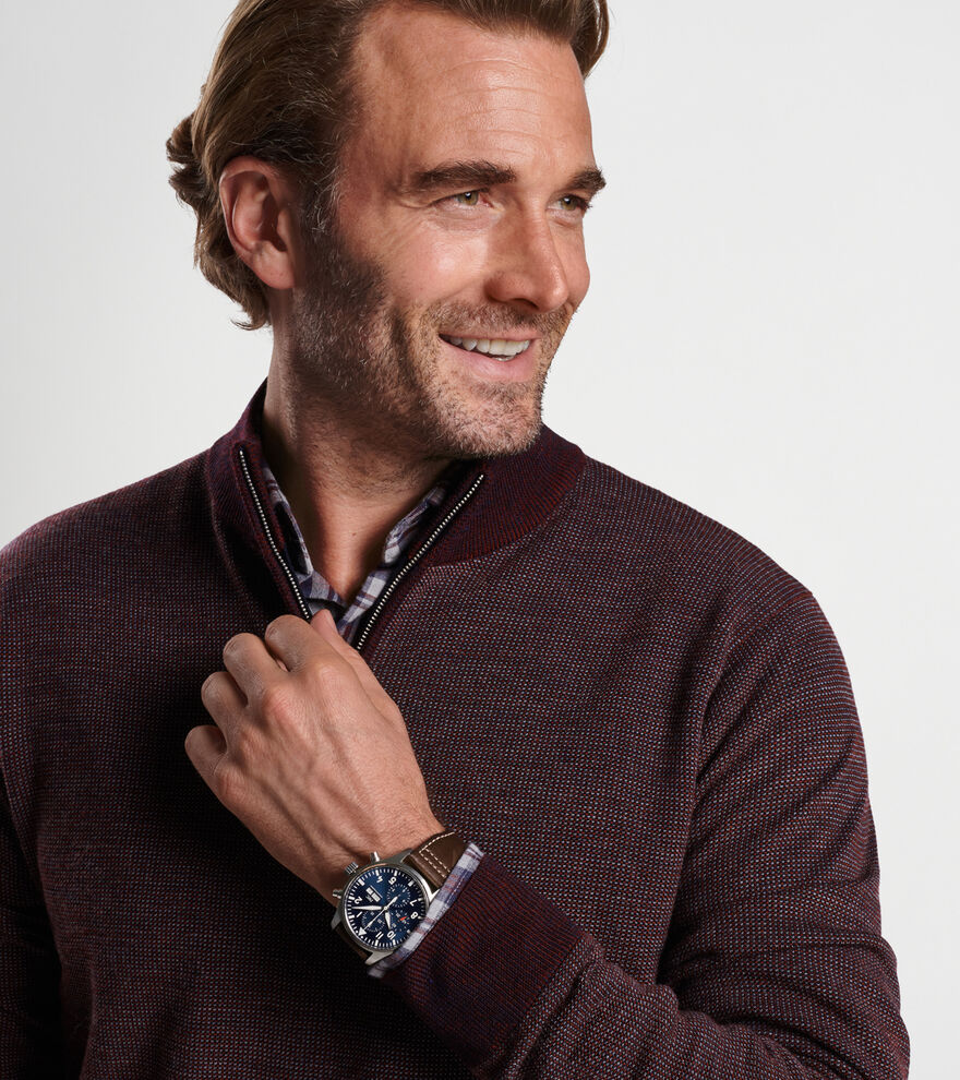 Breaker Birdseye Quarter-Zip image number 4