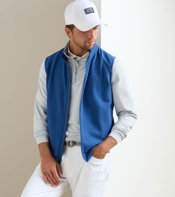 Cradle Piqu&eacute; Performance Full-Zip Gilet - Alternate Image 1
