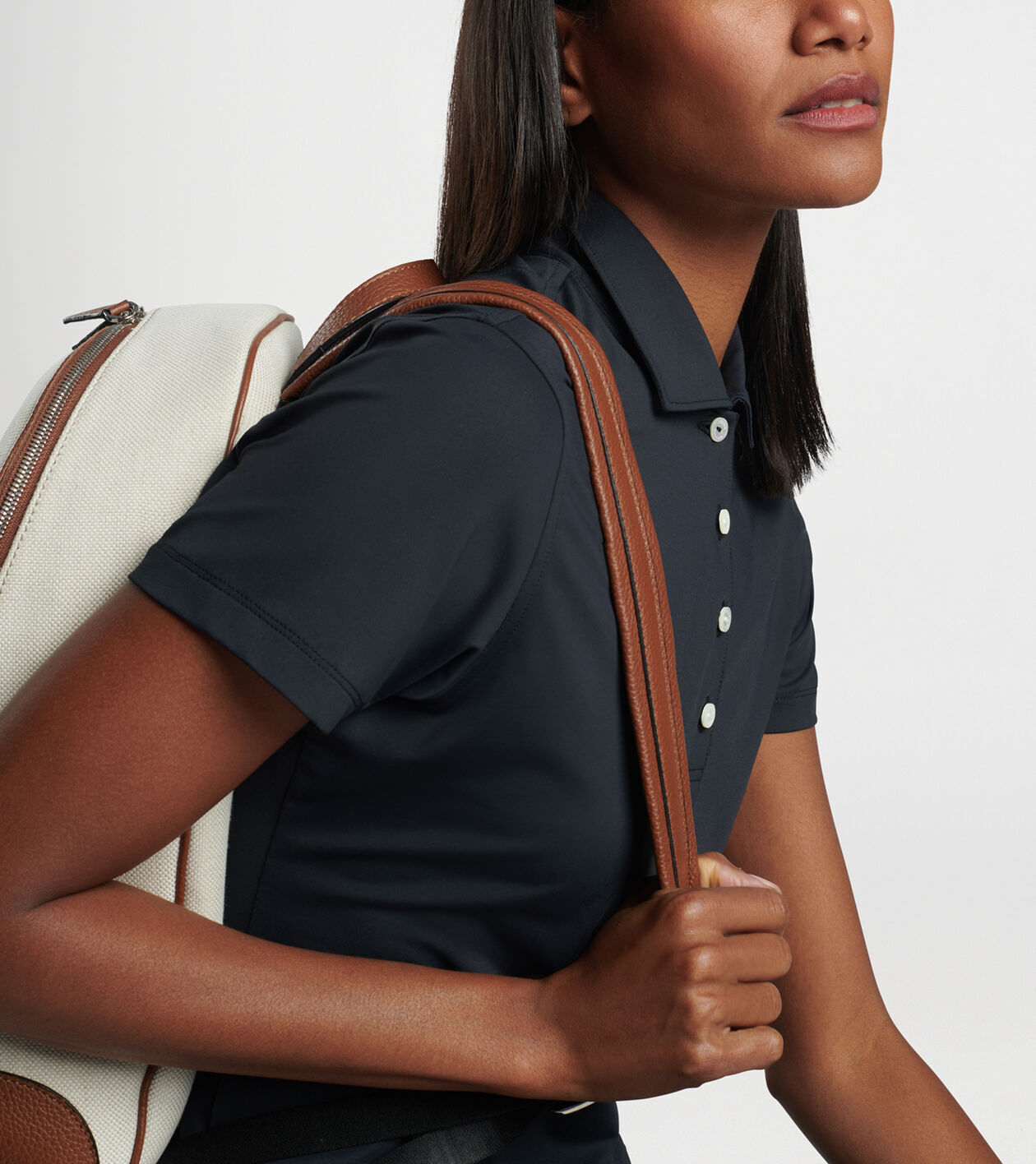 Polo on sale top button