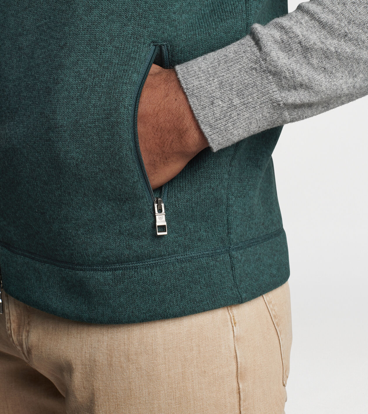Long deals fleece vest