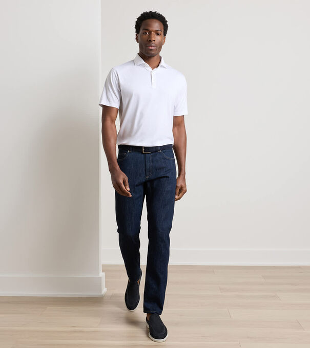 Vintage Washed Five-Pocket Denim - Alternate Image 1