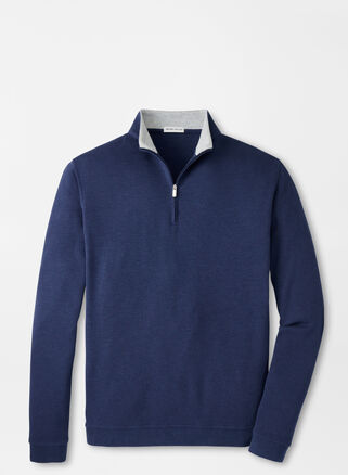 Peter Millar Crown Comfort Pullover In Navy