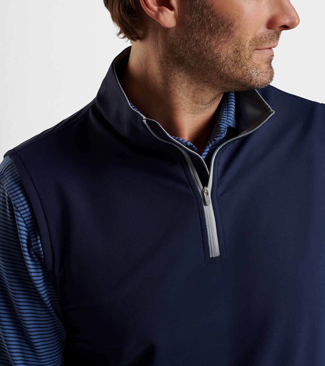Galway Stretch Loop Terry Quarter Zip Gilet