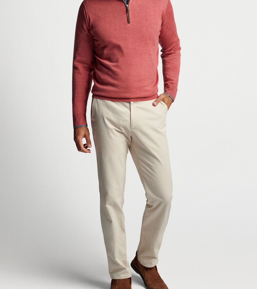 Autumn Crest Suede Trim Quarter-Zip image number 2