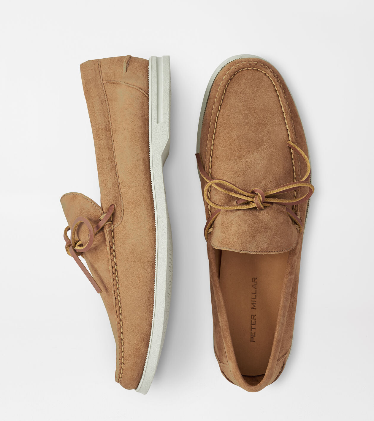 Mens tan suede boat shoes clearance