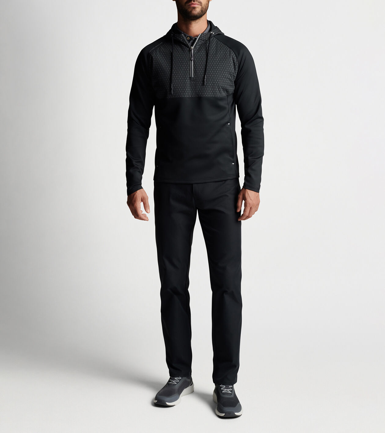 Weld Reflect Hybrid Half Zip Hoodie