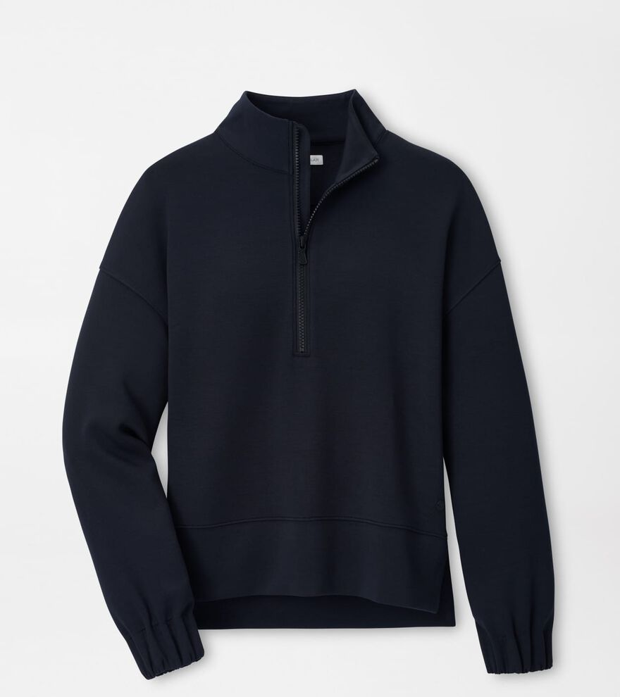 Flora Knit Half-Zip Pullover