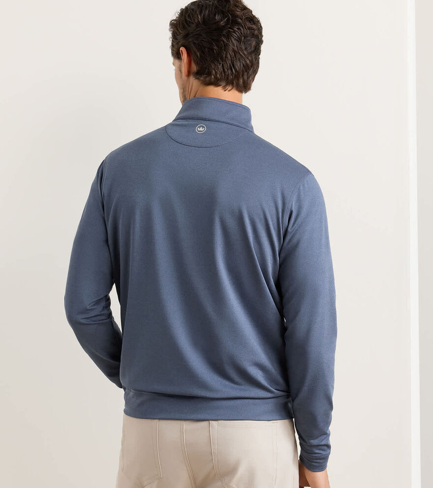 Perth M&eacute;lange Performance Quarter-Zip image number 4