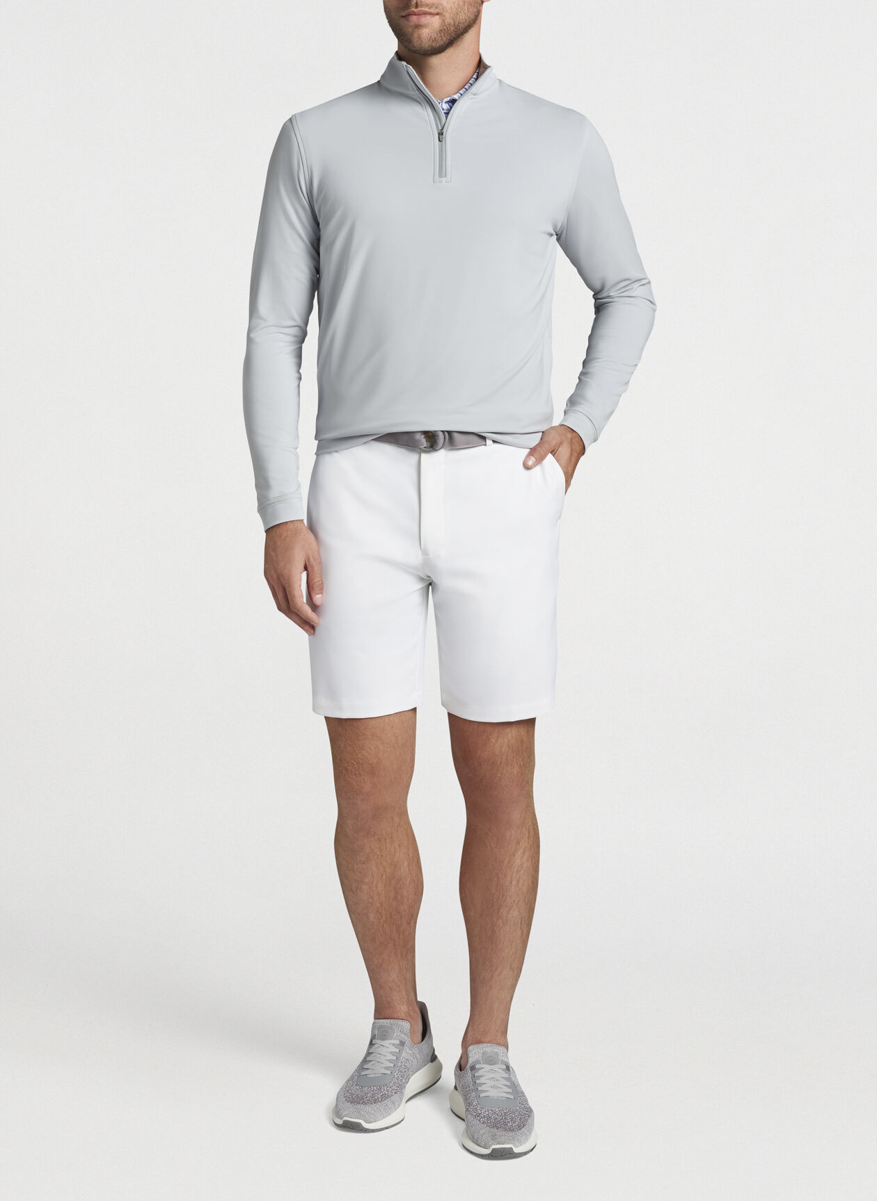 peter millar perth stretch loop terry quarter zip