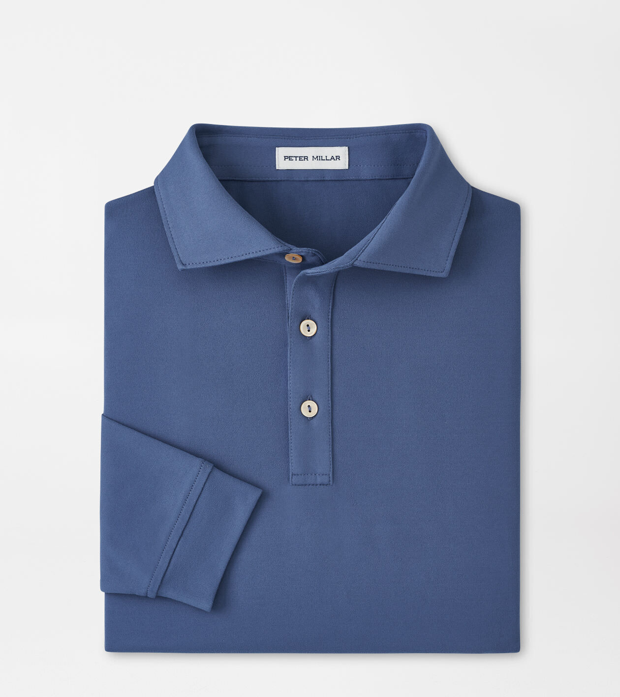 Lyons Performance Jersey Long Sleeve Polo Men s Polos Peter Millar