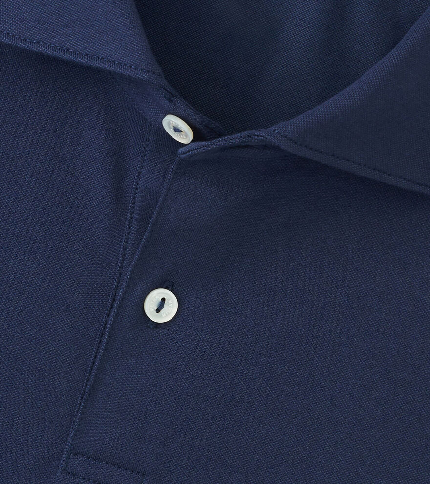 Albatross Cotton-Blend Piqu&eacute; Polo image number 6