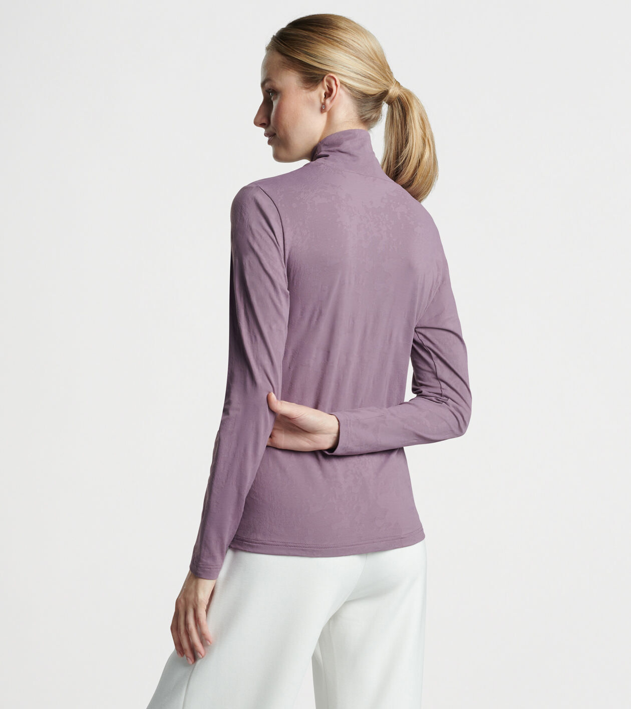Womens purple turtleneck shop