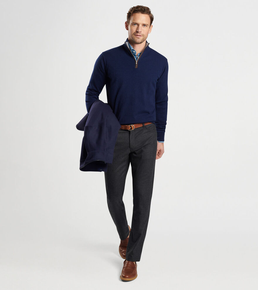 Artisan Crafted Cashmere Flex Quarter-Zip image number 2