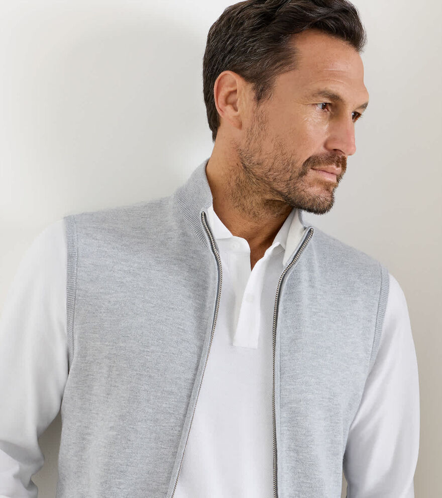 Coolspun Lite Full-Zip Sleeveless Jumper image number 5