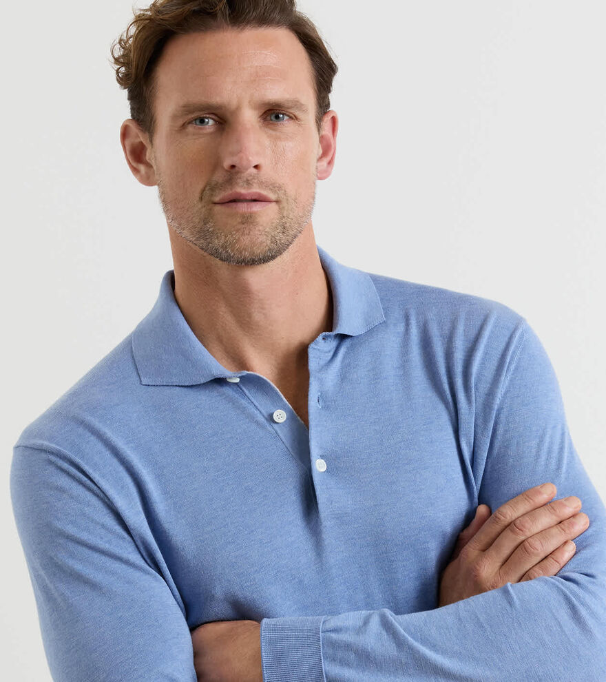 Mariner Sea Island Cotton Jumper Polo - Alternate Image 3