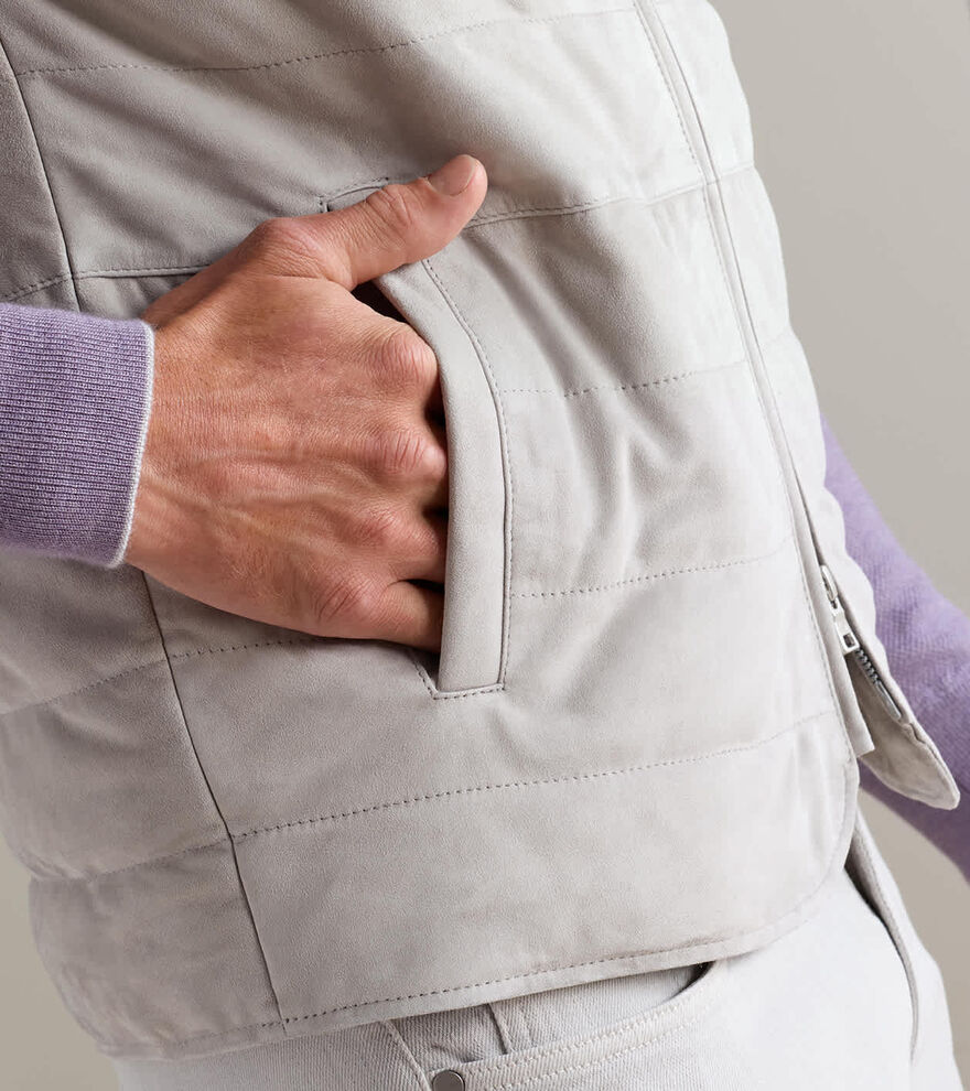 Featherweight Suede Gilet image number 4