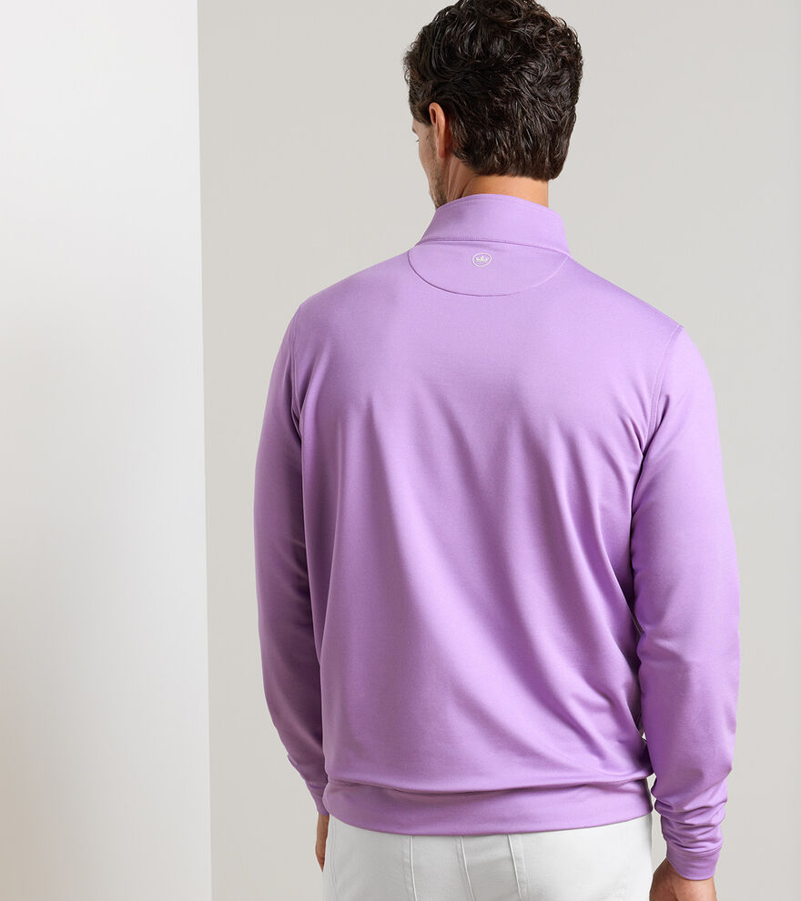 Perth M&eacute;lange Performance Quarter-Zip image number 4