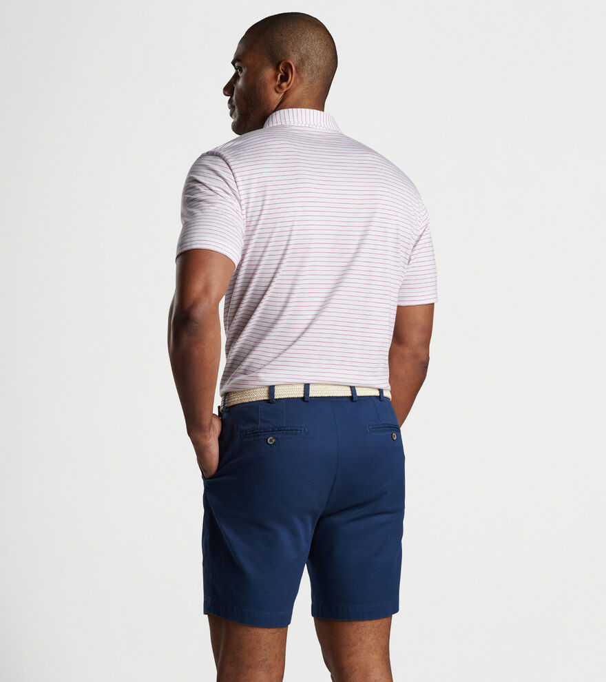 Pilot Mill Cedar Stripe Short-Sleeve Polo image number 3