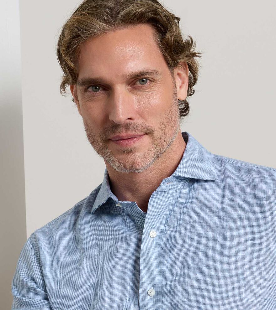 Astino Lino Check Shirt - Alternate Image 3