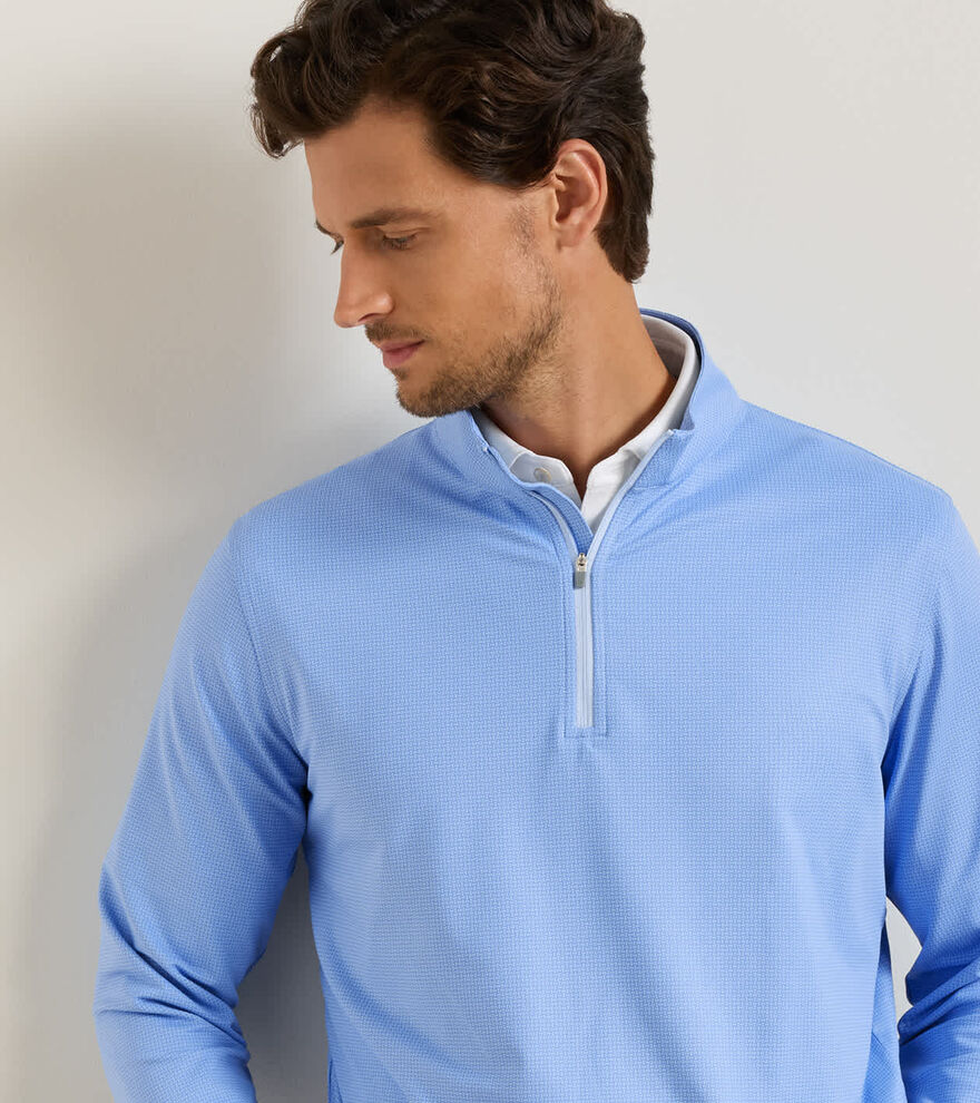 Perth Basketweave Performance Quarter-Zip - Alternate Image 4