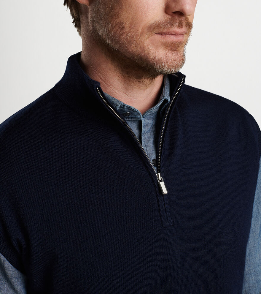 Autumn Crest Quarter-Zip Gilet image number 4