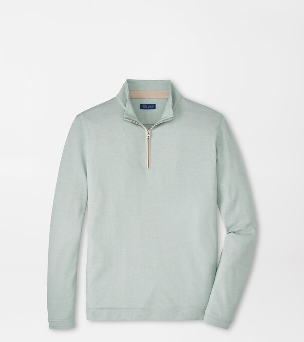 Albatross Cotton-Blend Piqu&eacute; Quarter-Zip