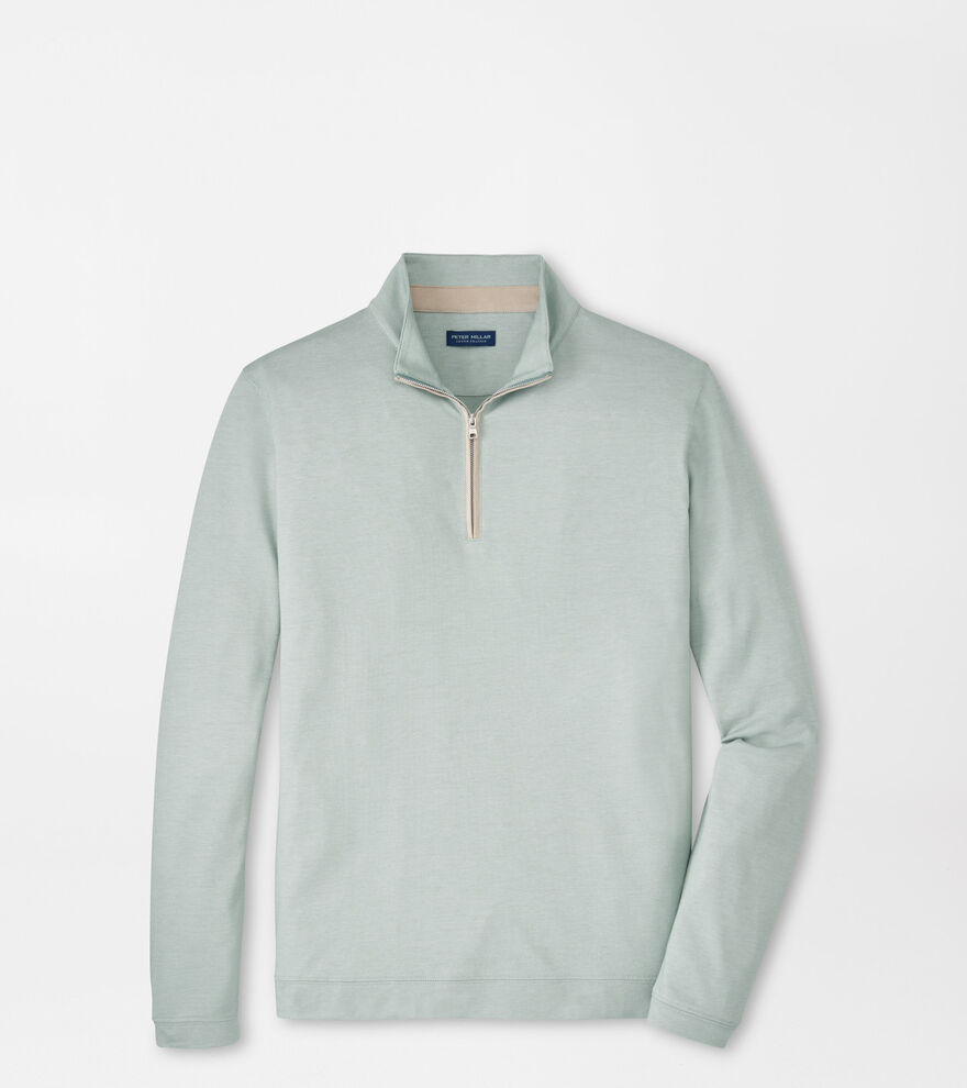 Albatross Cotton-Blend Piqu&eacute; Quarter-Zip image number 1