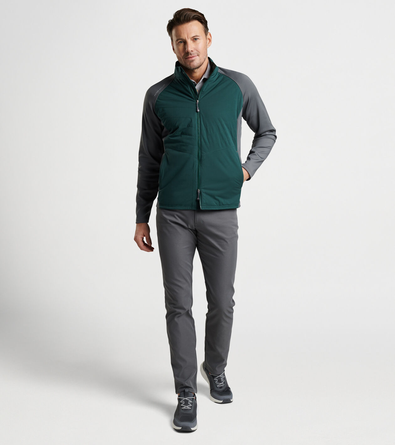 Merge stretch full zip hybrid clearance jacket