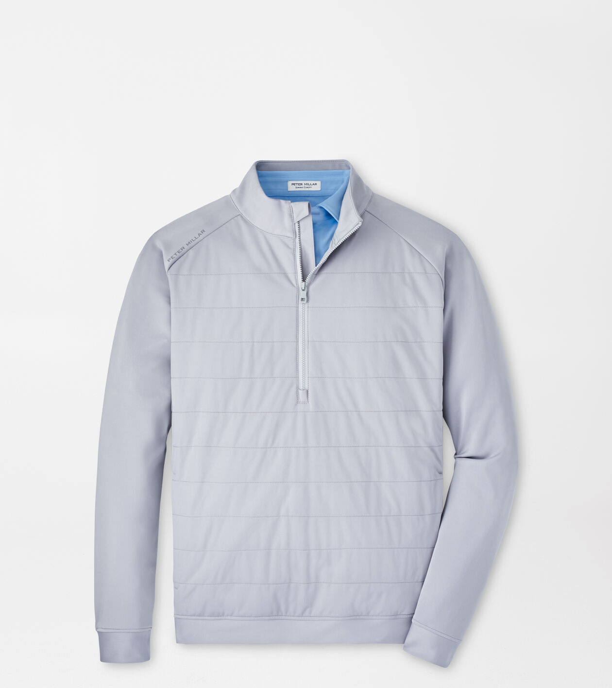 オーセンティック PETER MILLAR ゴルフ ジャケット グレー ハイパワー