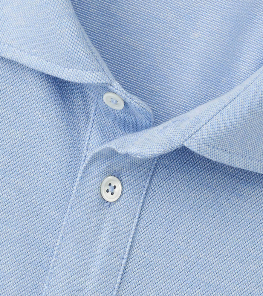 Amble Long-Sleeve Cotton Cashmere Polo image number 5