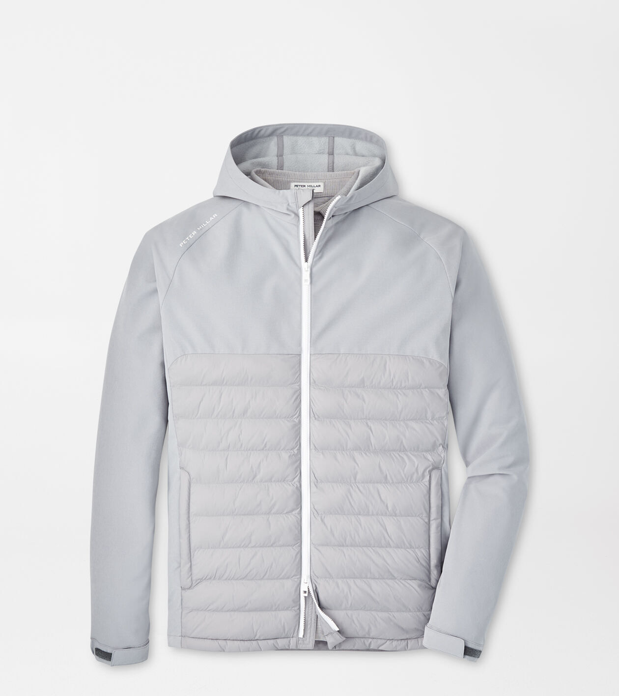 Hybrid hoodie jacket top