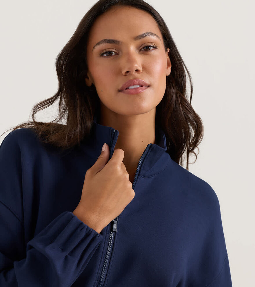 Flora Knit Half-Zip Pullover - Alternate Image 4