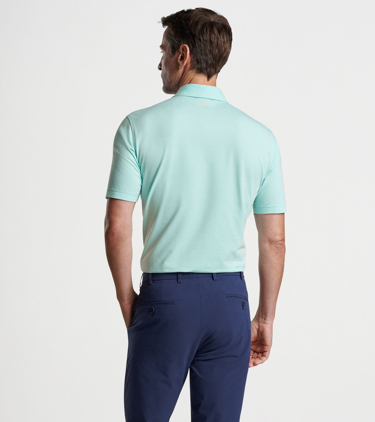 Albatross Cotton Blend Pique Polo (Edwin Spread Collar