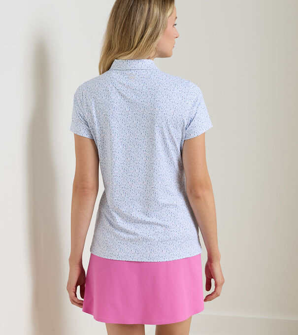 Fairway Frills Short Sleeve Jersey Polo - Alternate Image 1