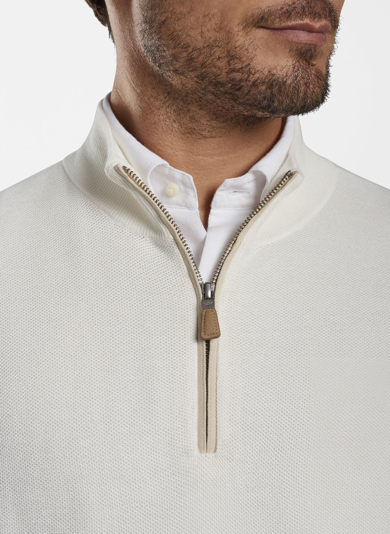 Crown Soft Honeycomb Quarter Zip Jumper Peter Millar