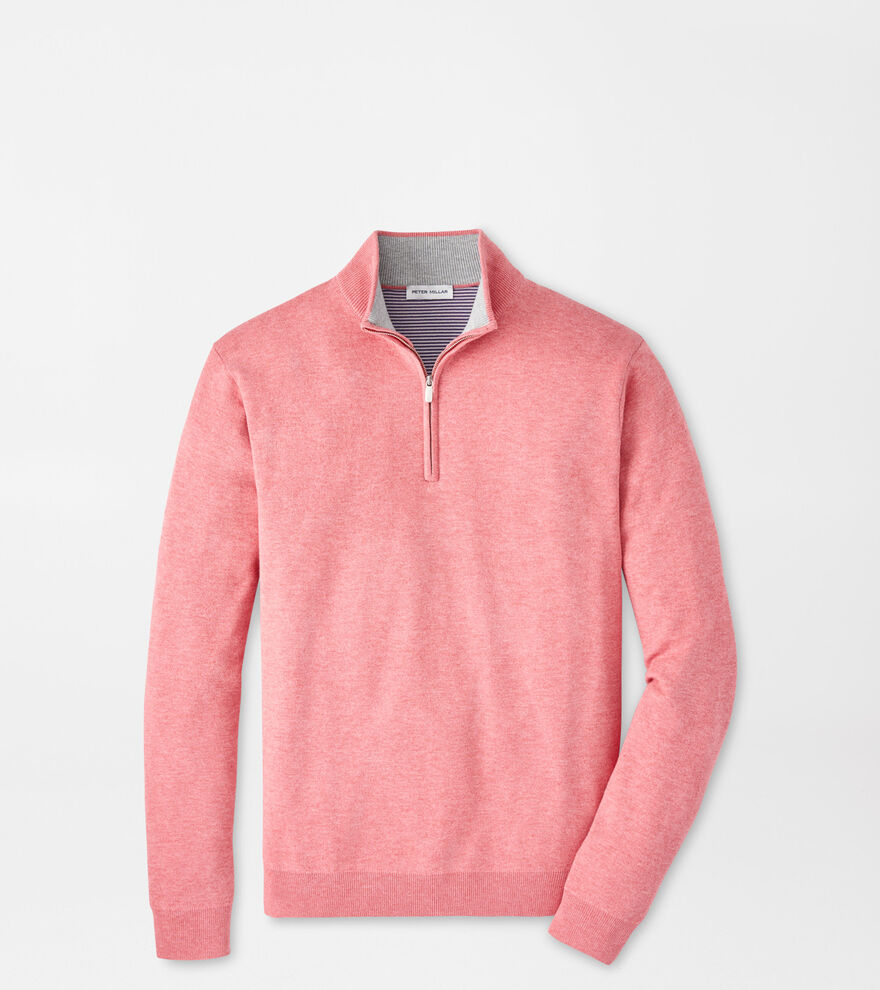 Coolspun Lite Cotton Quarter-Zip Jumper image number 1