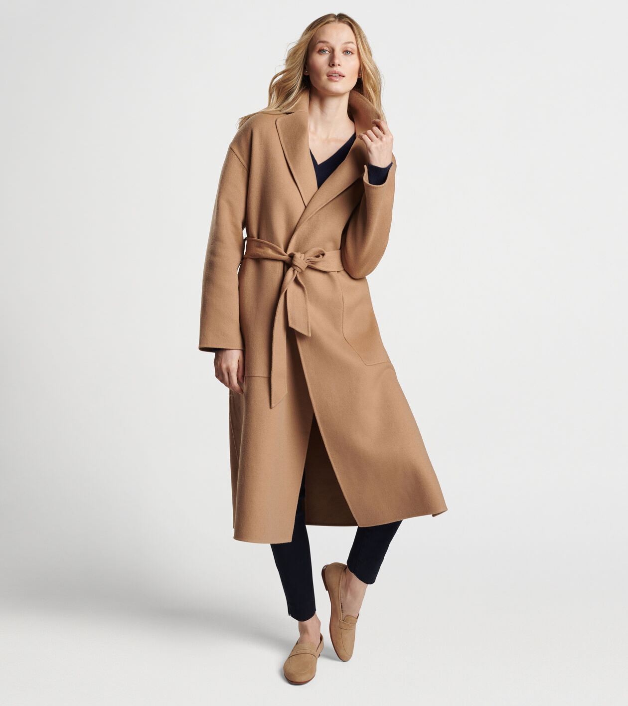 Artisan Crafted Cashmere Topcoat Women s Jackets Peter Millar
