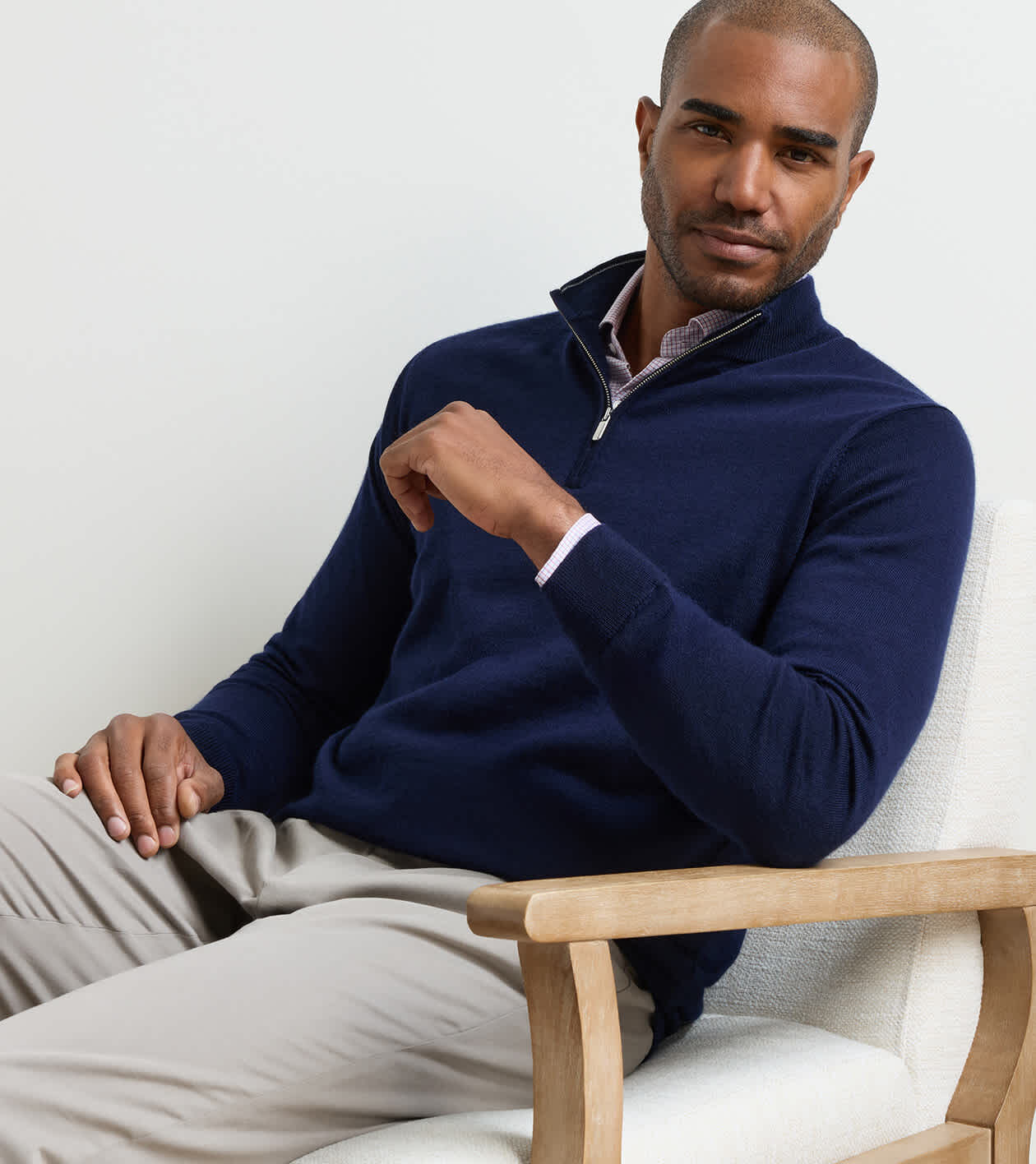 新品　PETER MILLAR 高級ゴルフライン　ハーフジップスウェット　紺　M Autumn Crest Quarter-Zip | Men's Pullovers | Peter Millar