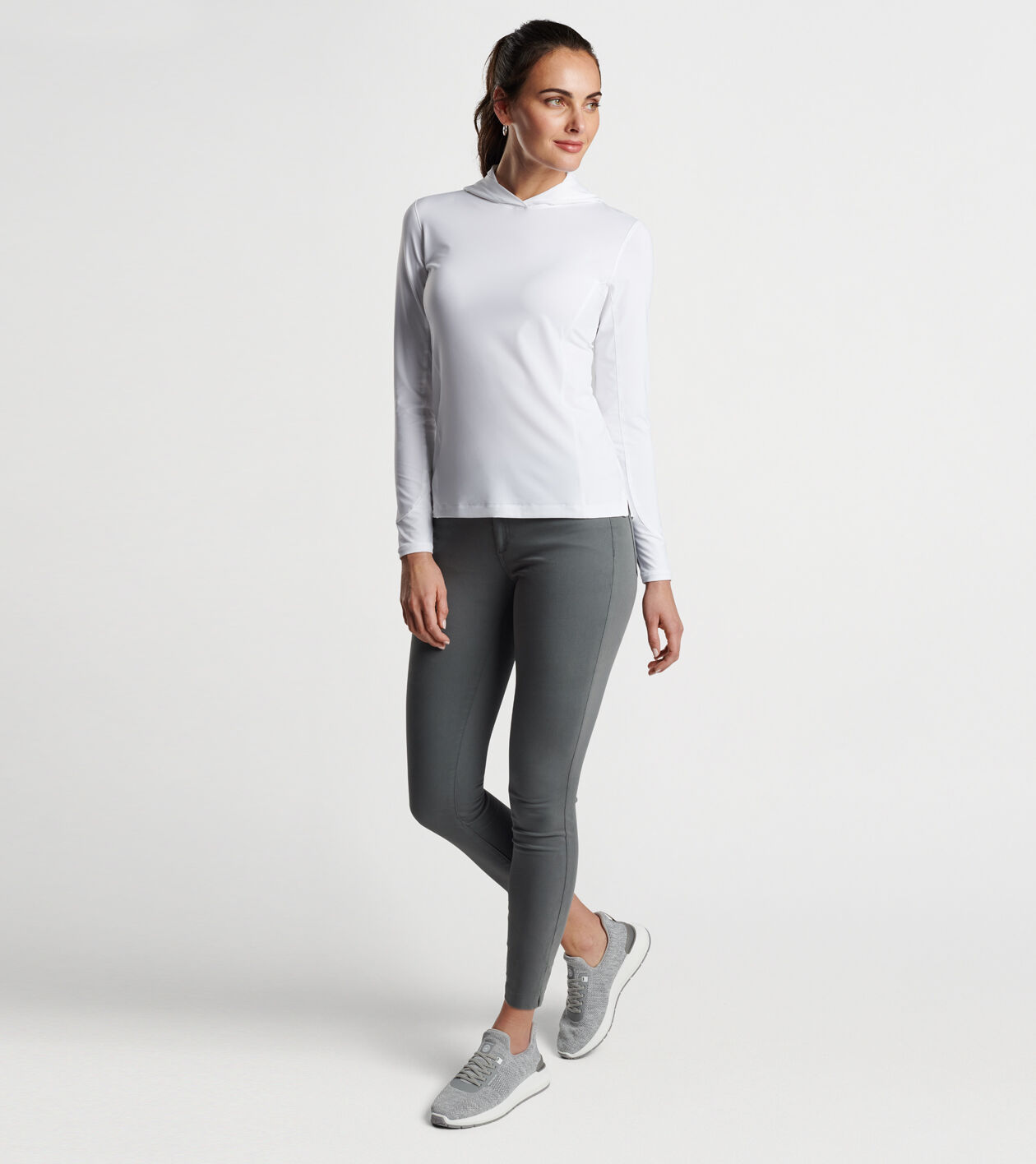Light clearance hooded shirt