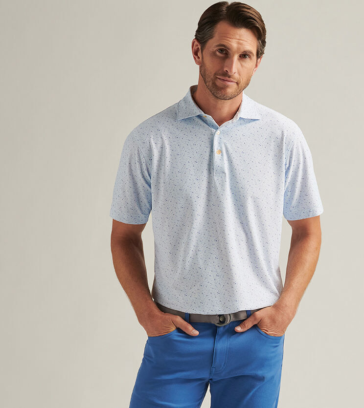 Casa Nova Performance Mesh Polo | Men's Polos | Peter Millar Casa Nova Performance Mesh Polo | Men's Polos | Peter Millar