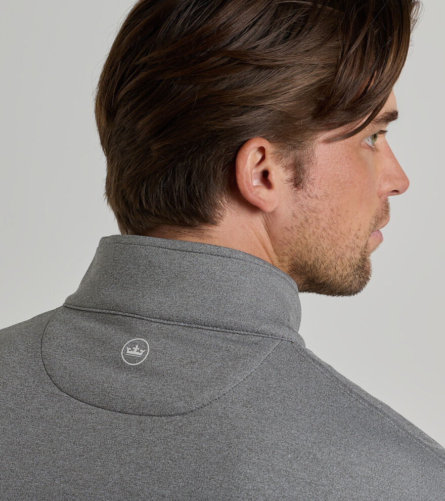 Perth M&eacute;lange Performance Quarter-Zip image number 5