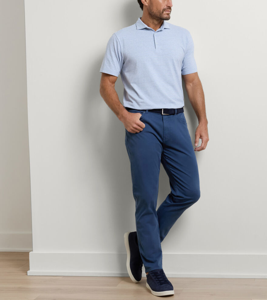 Signature Sateen Five-Pocket Trouser - Alternate Image 5