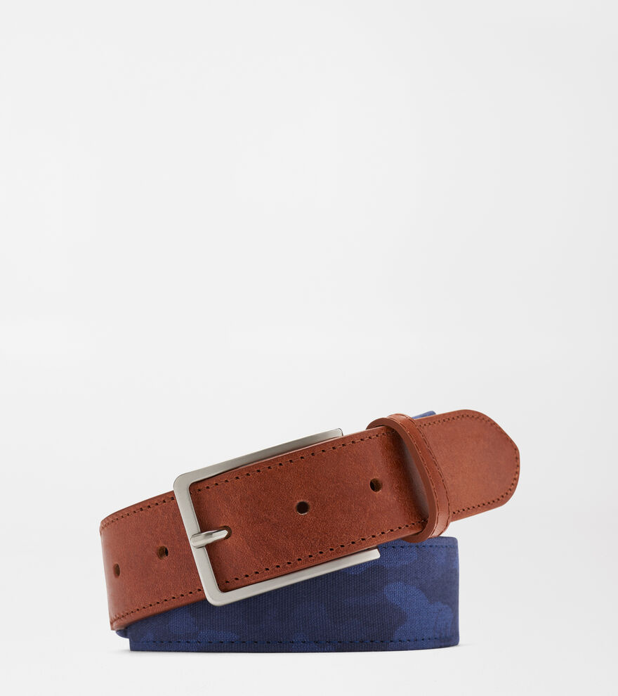 Linear Camo Printed Belt | Men's Belts | Peter Millar