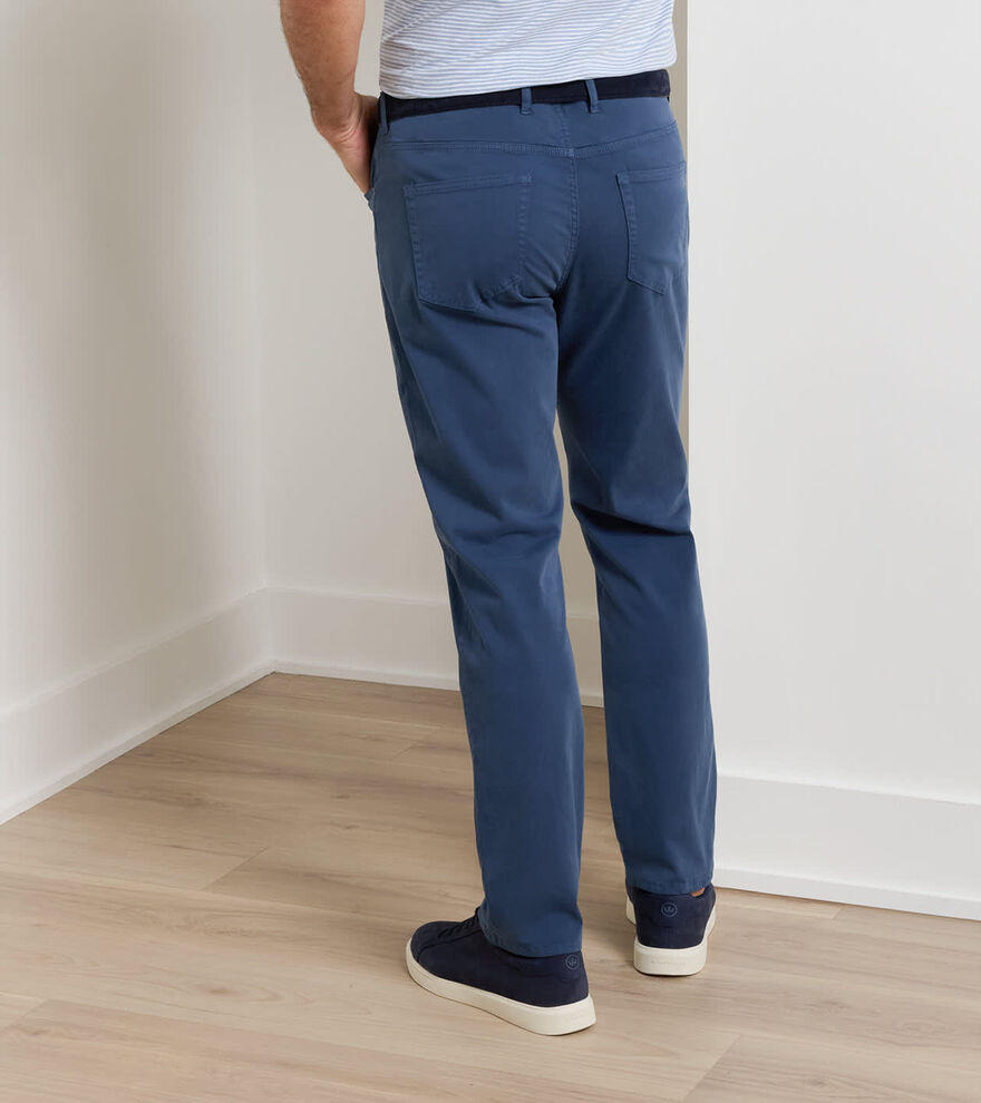 Signature Sateen Five-Pocket Trouser image number 3