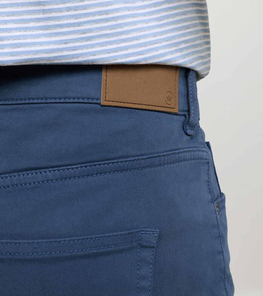 Signature Sateen Five-Pocket Trouser - Alternate Image 3