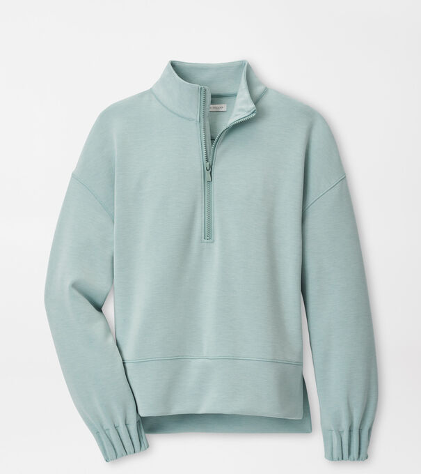 Flora Knit M&eacute;lange Half-Zip Pullover