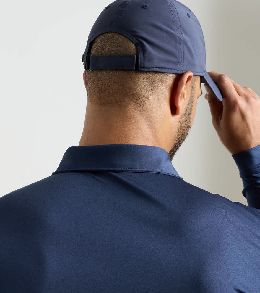 Solid Stretch Jersey Long Sleeve Polo image number 4