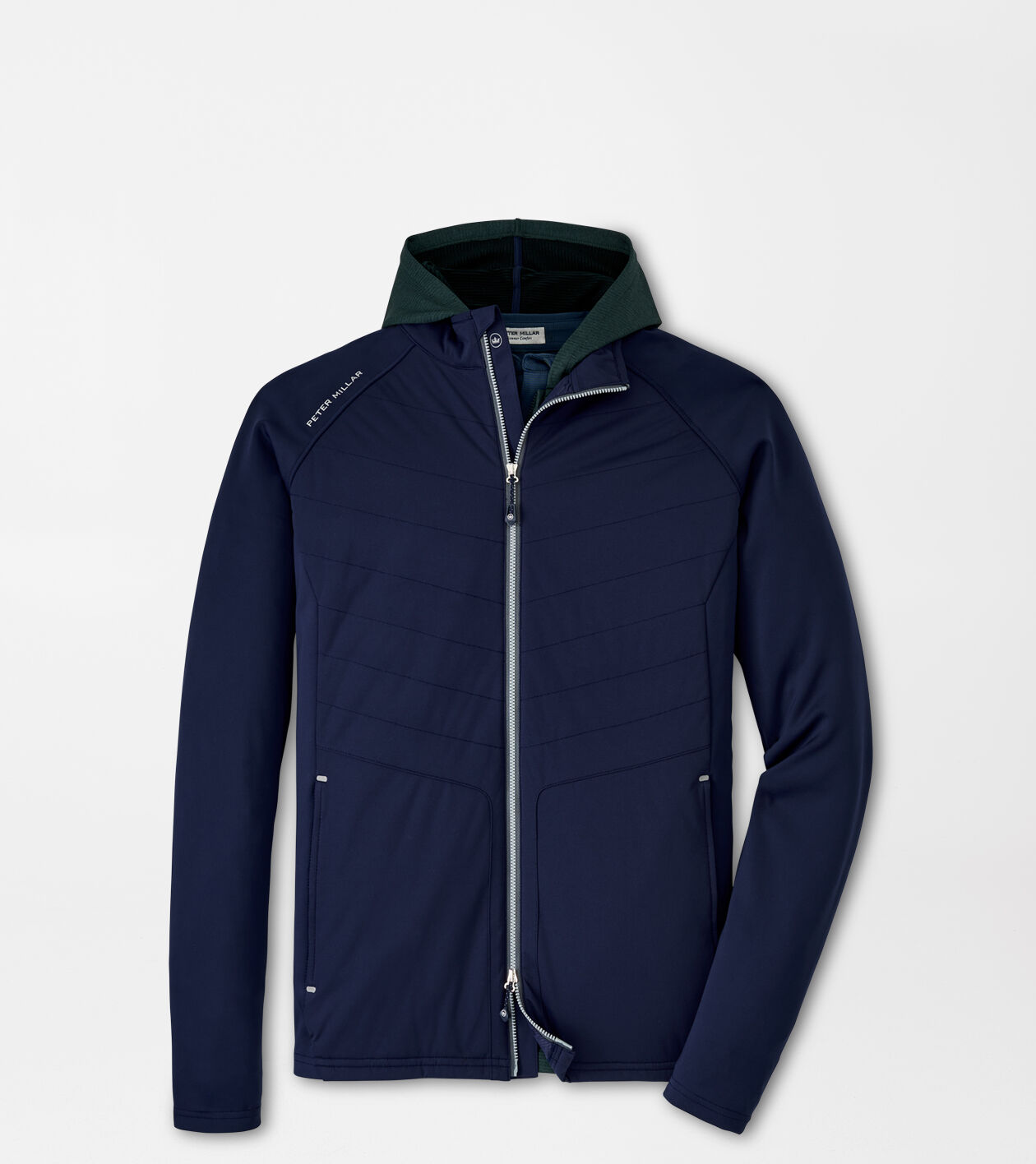 Merge stretch full zip hybrid jacket outlet