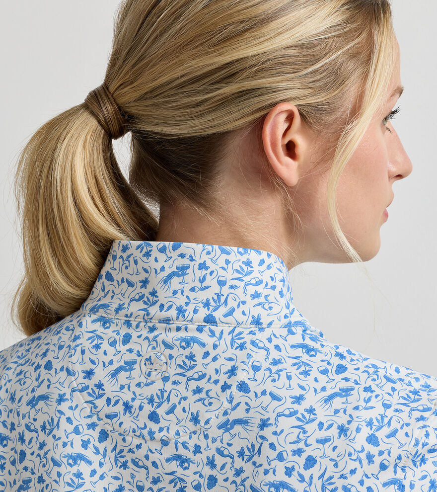 Vino Flora Perth Performance Quarter-Zip image number 4