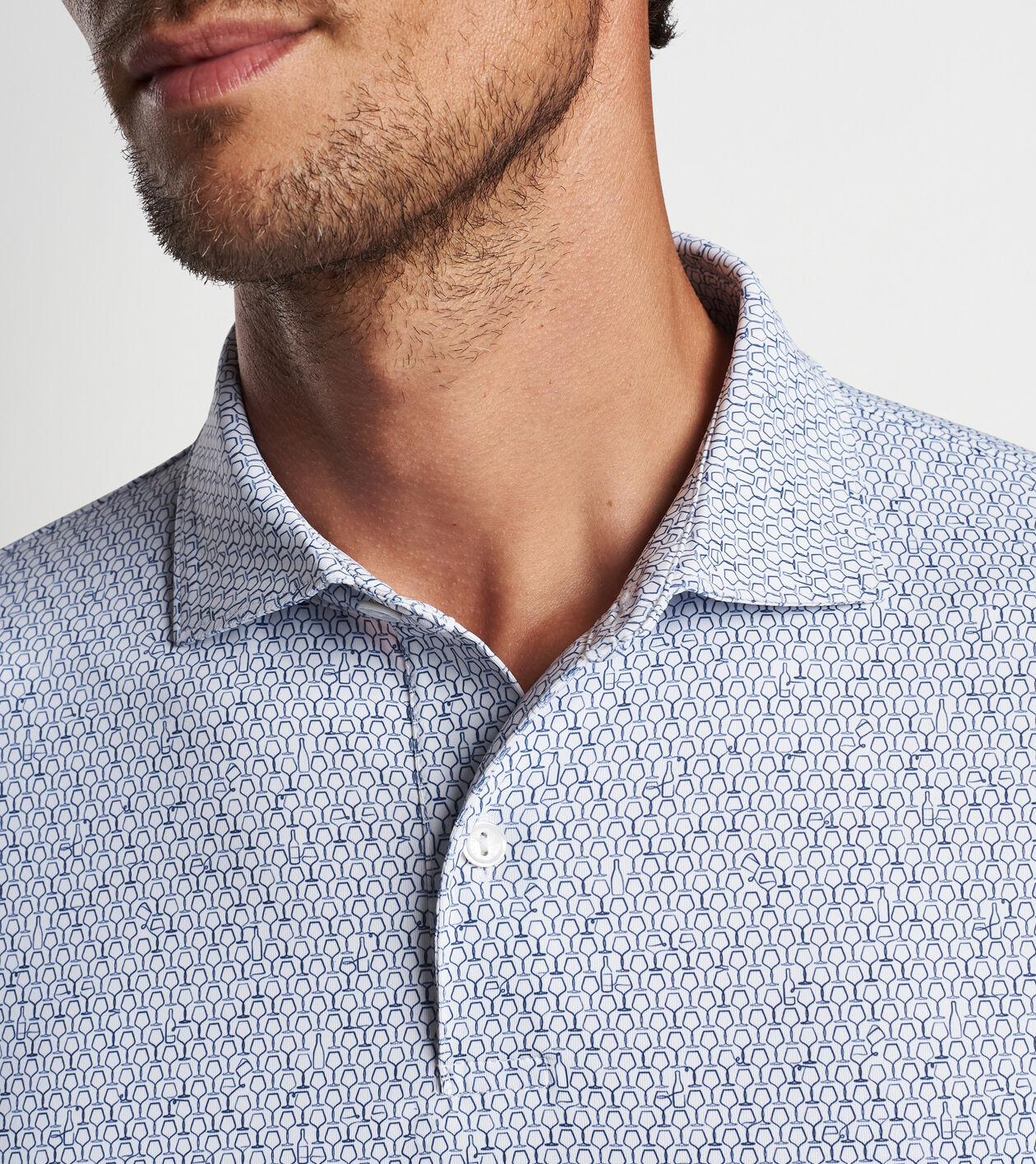 Staccato Performance Jersey Polo | Men's Polos | Peter Millar